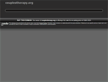 Tablet Screenshot of couplestherapy.org
